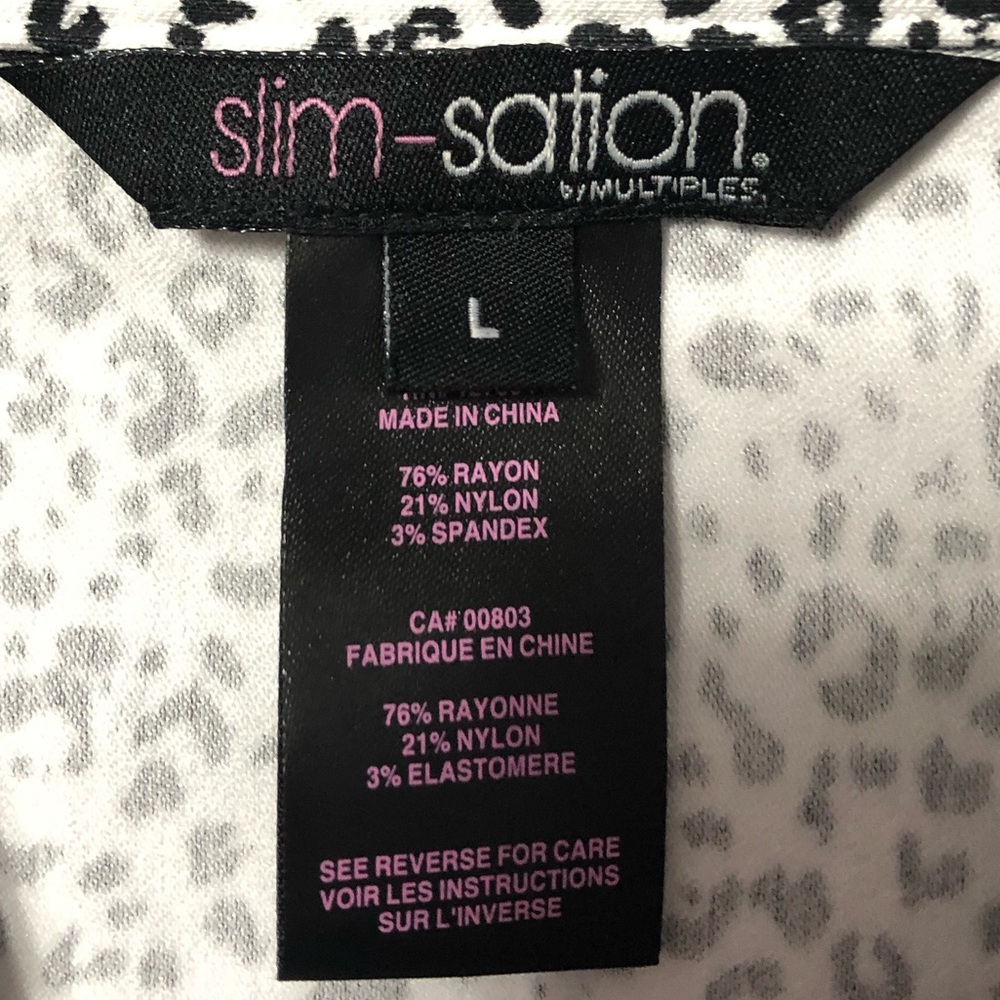 Multiples Black And White Women’s Vest Large - Picture 4 of 5